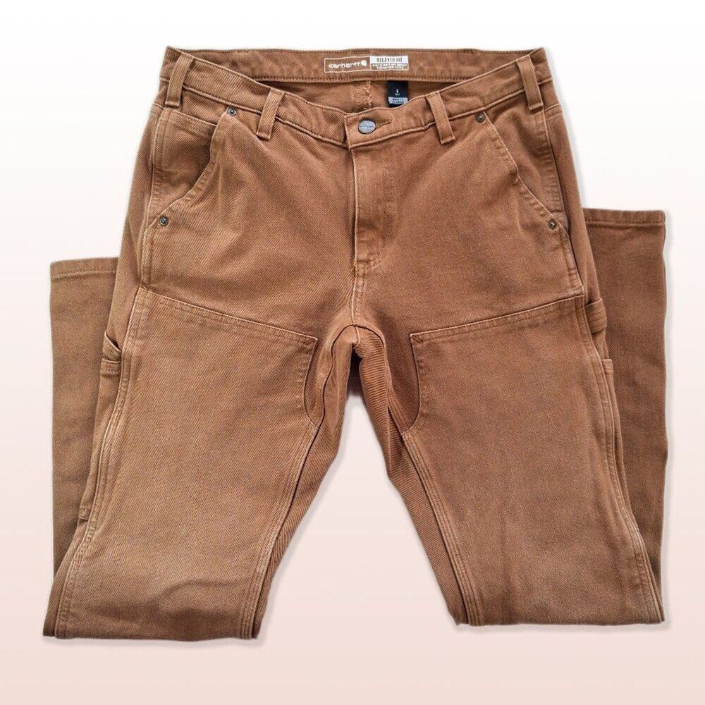 Carhartt Workwear Relaxed Fit Twill Double-Front Work Pant Size 8 Tall